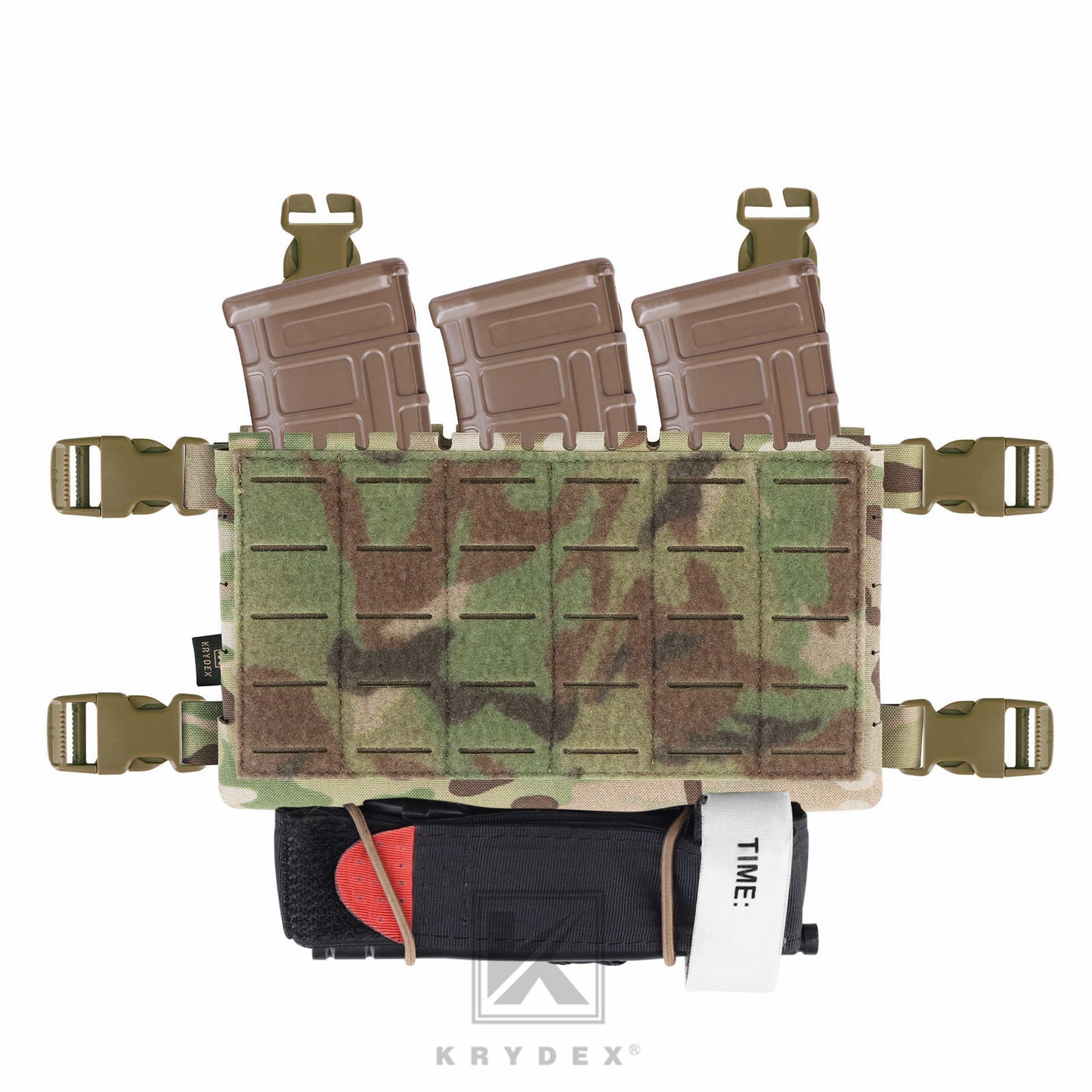 Krydex Tactical MK5 Micro Fight Chassis Laser Cut Chest Rig Lightweight Tactical Vest 5.56 MP7 Magazine Placard