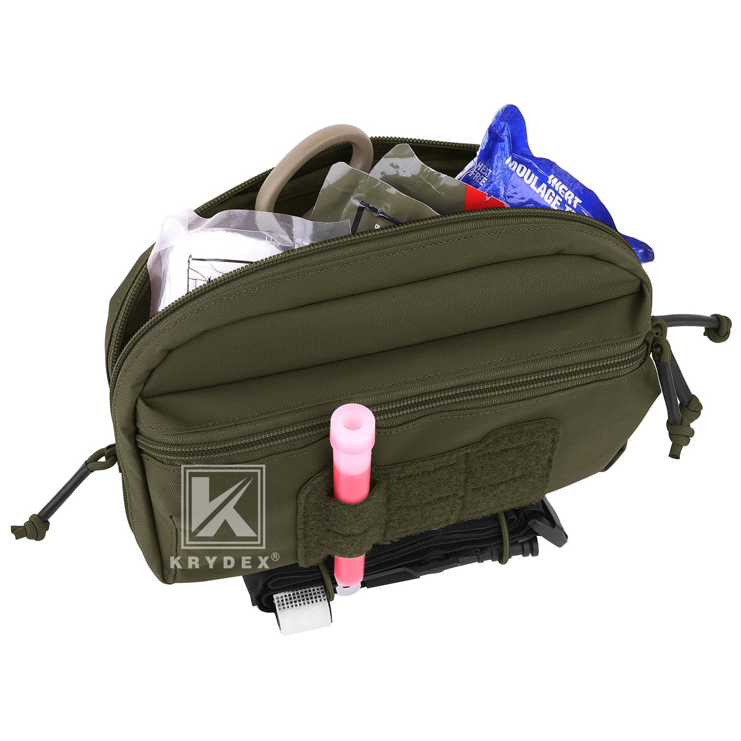 Krydex Tactical GP Pouch Modular MOLLE Utility Pouch Front Pocket for Vest and Chest Rig