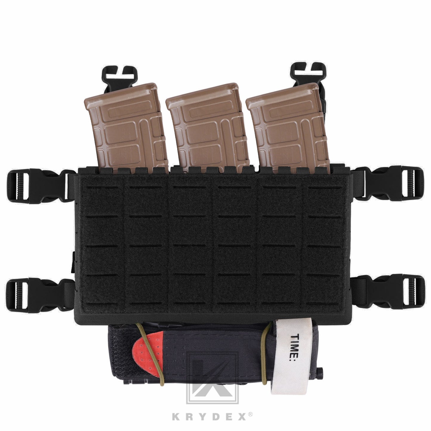 Krydex Tactical MK5 Micro Fight Chassis Laser Cut Chest Rig Lightweight Tactical Vest 5.56 MP7 Magazine Placard