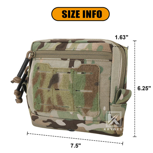 Krydex Tactical GP pouch General Purpose Pouch Utility EDC MOLLE Bag Belt Backpack Storage Bag