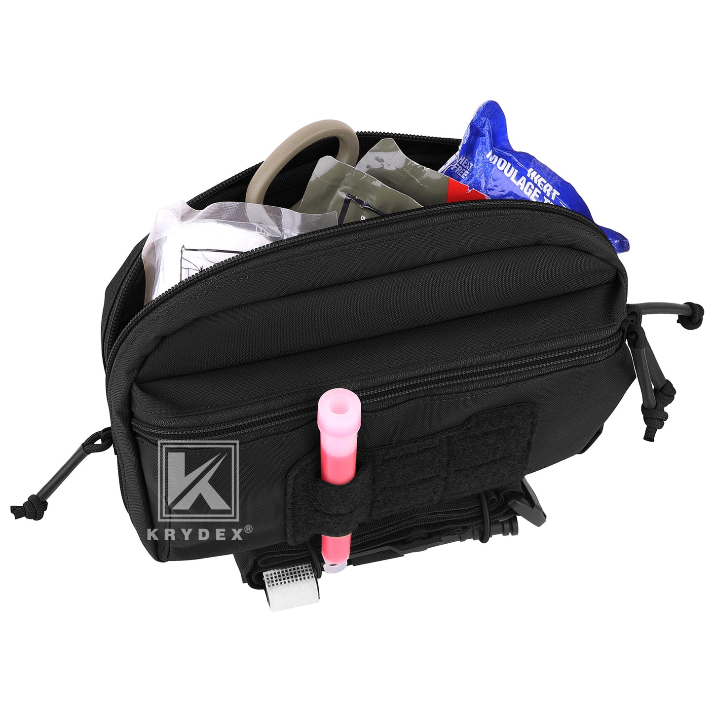 Krydex Tactical GP Pouch Modular MOLLE Utility Pouch Front Pocket for Vest and Chest Rig