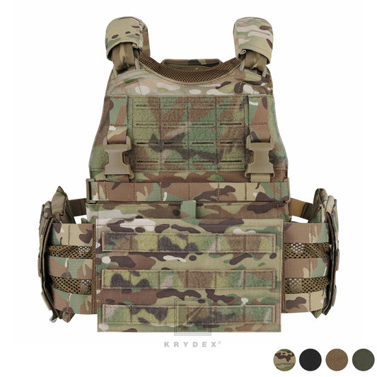 KRYDEX Tactical SCARAB Plate Carrier Heavy Duty Modular MOLLE Vest