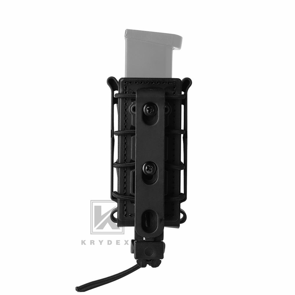KRYDEX Soft Shell Magazine Pouch for 5.56mm 7.62mm & 9mm Pistol Mag Molle Clip