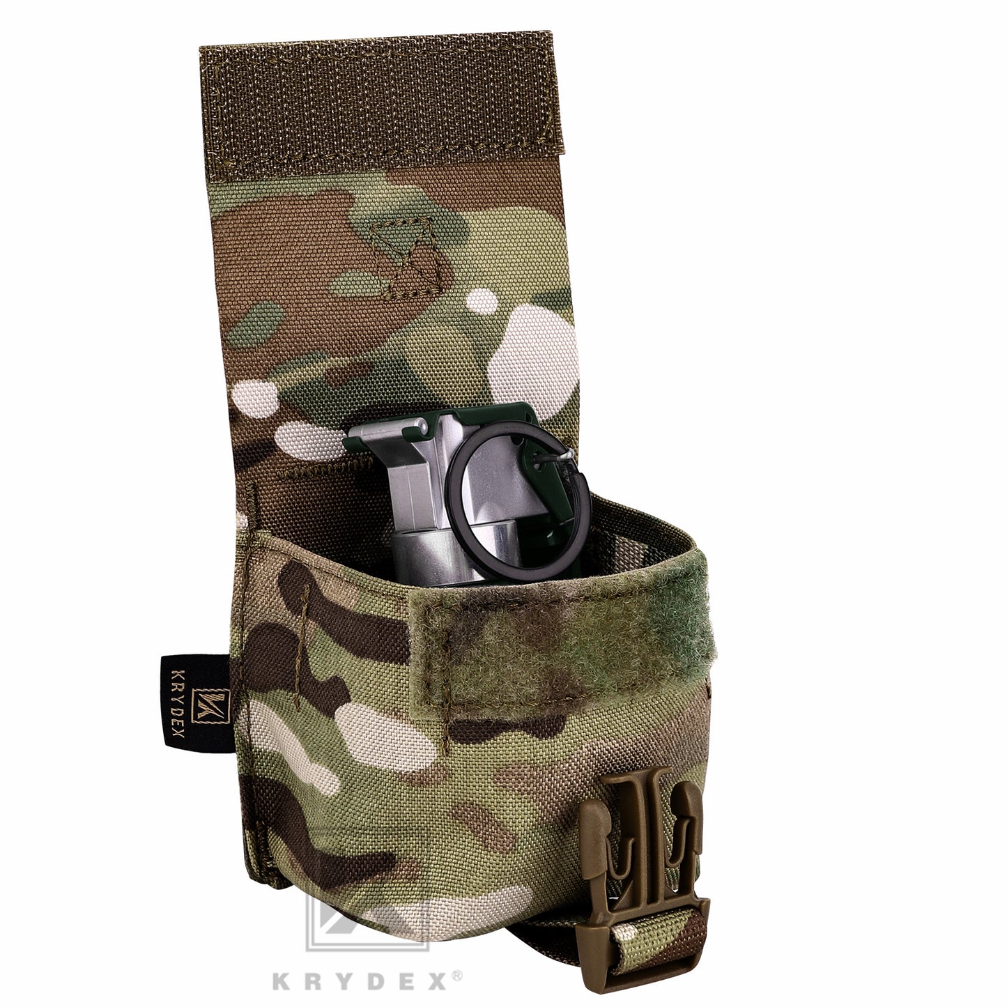 KRYDEX Tactical Frag Grenade Pouch MOLLE PALS & Belt System Small Handy EDC Glove Pouch