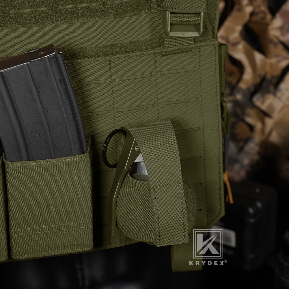 Krydex Tactical Elastic Frag Grenade Pouch MOLLE PALS & Belt system
