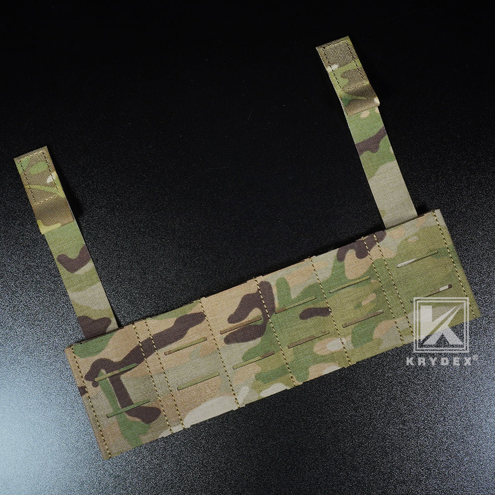 Krydex Tactical Chest Rig MOLLE Panel Front Chest Holder Bridge Phone Mount for D3CR MK3 MK4 UW SOP Rigs