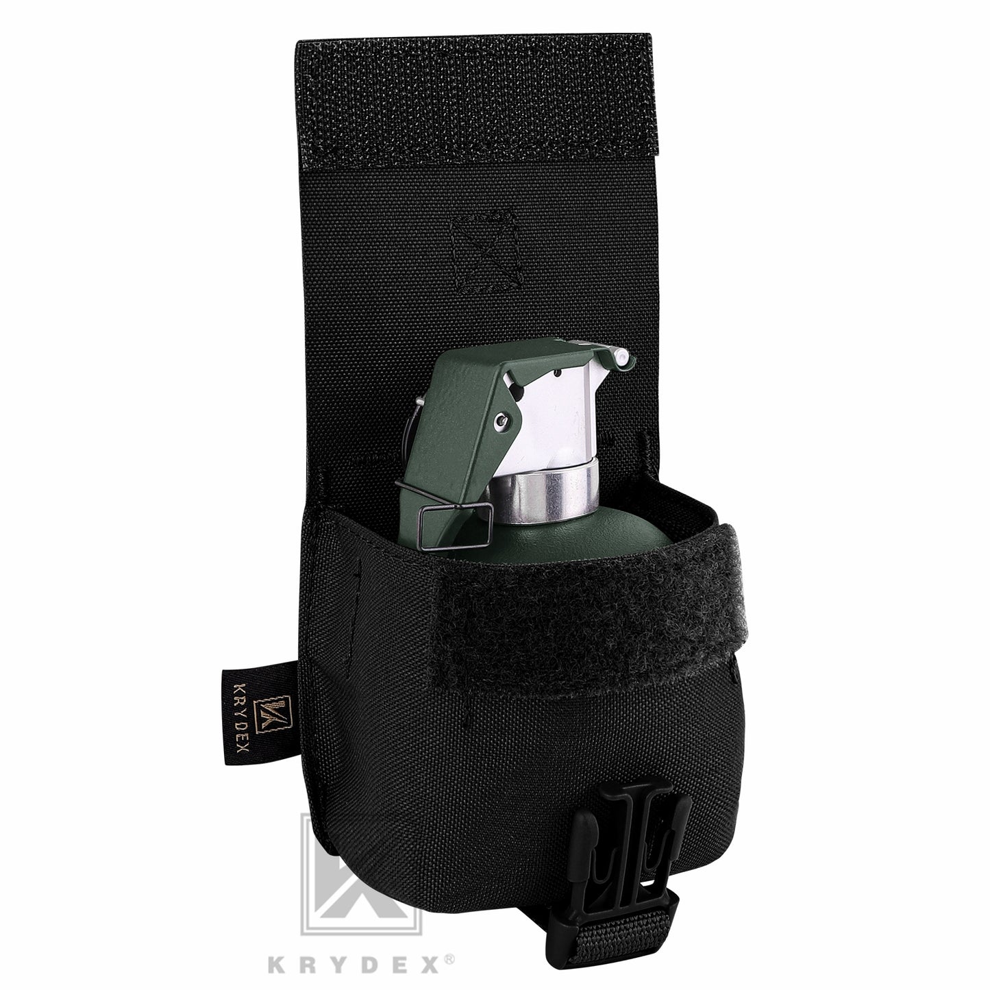 KRYDEX Tactical Frag Grenade Pouch MOLLE PALS & Belt System Small Handy EDC Glove Pouch