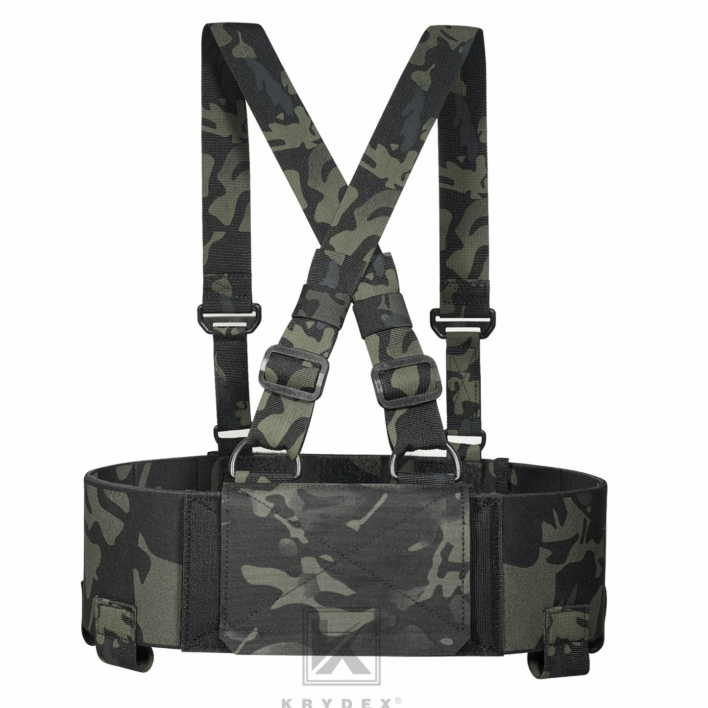 KRYDEX Tactical 5.56 Ready Rig Low Vis Chest Rig Elastic Cummerbund Concealed Lightweight Adjustable Vest