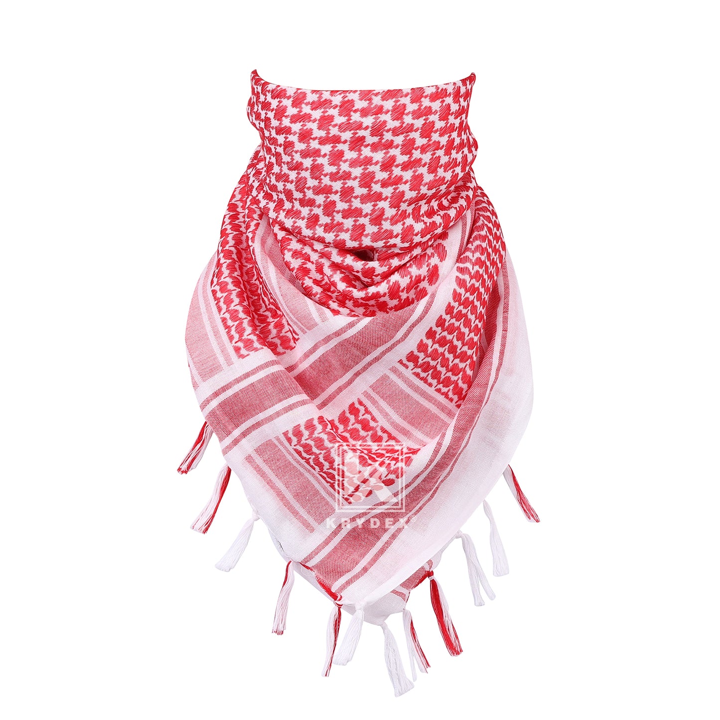 Krydex Tactical Scarf Headwrap Facecover Cotton Shemagh Breathable Balaclava Face Mask Neck Gaiter 43” x 43”