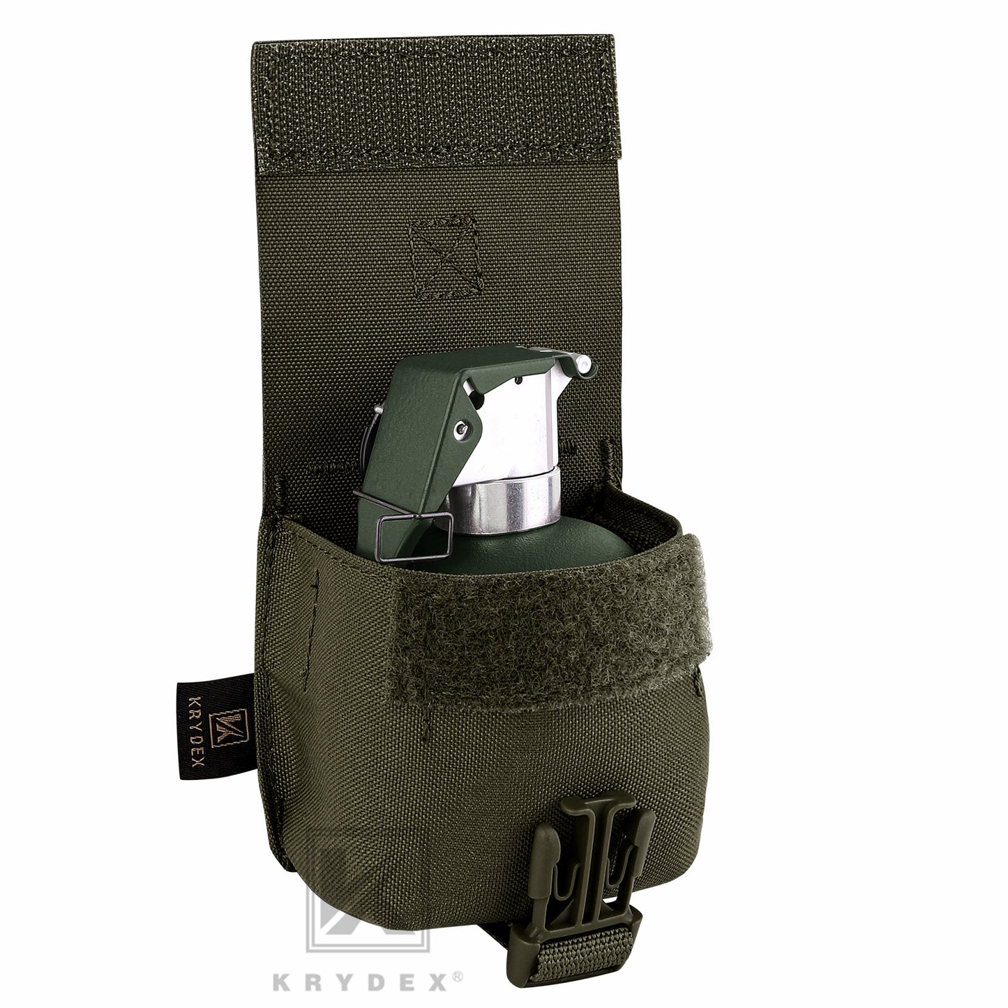 KRYDEX Tactical Frag Grenade Pouch MOLLE PALS & Belt System Small Handy EDC Glove Pouch