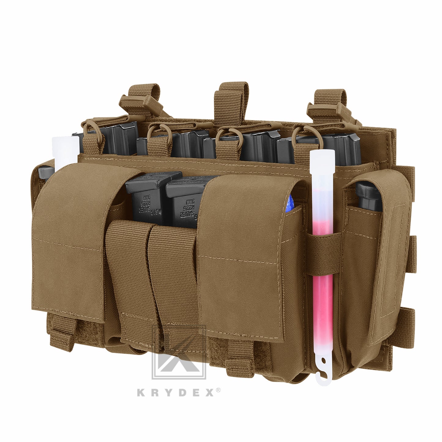 KRYDEX Tactical MF IV Placard 556 & 9mm Magazine Pouch for SCARAB Plate Carrier Vest