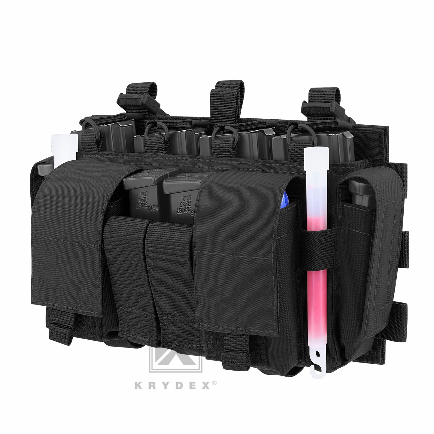 KRYDEX Tactical MF IV Placard 556 & 9mm Magazine Pouch for SCARAB Plate Carrier Vest