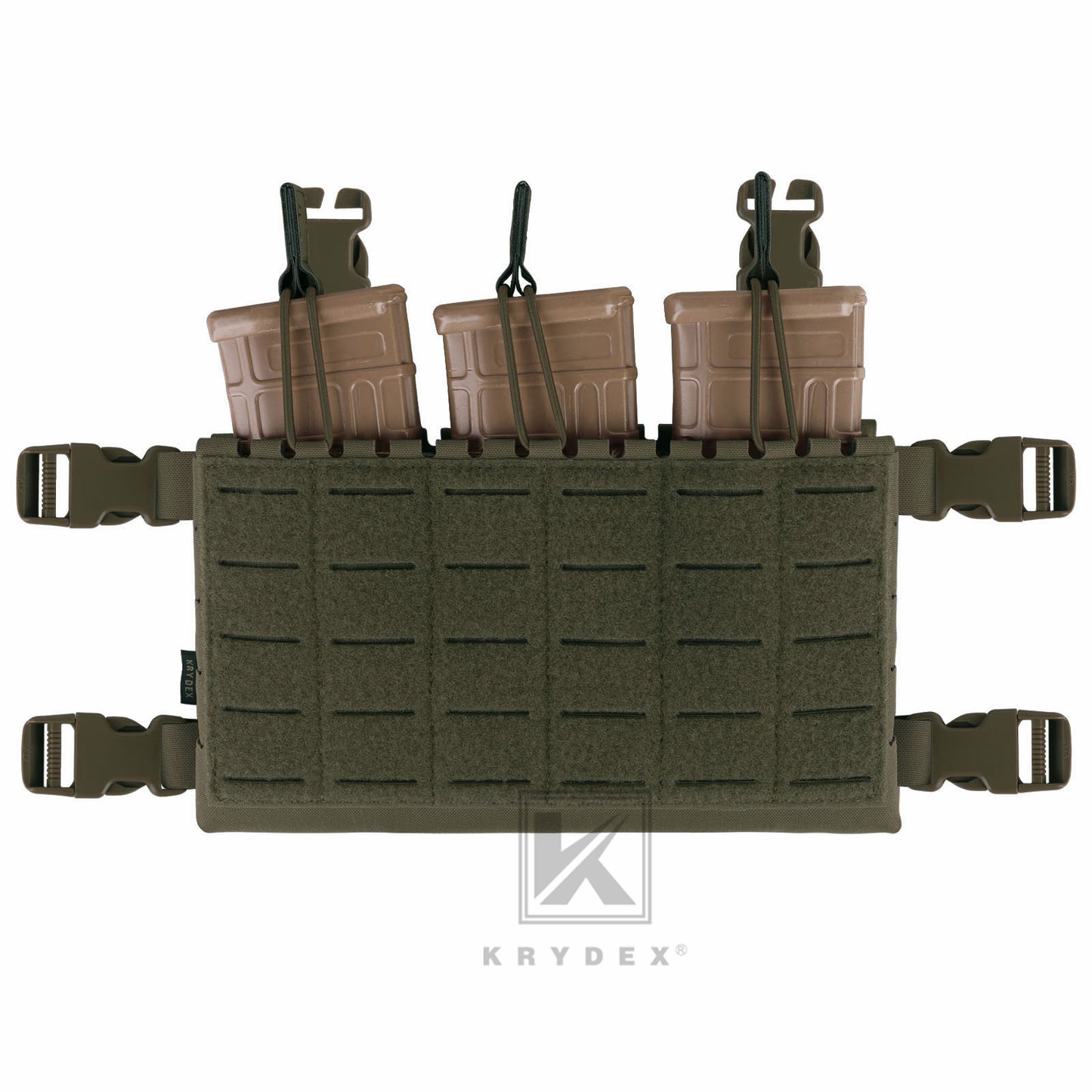 Krydex Tactical MK5 Micro Fight Chassis Laser Cut Chest Rig Lightweight Tactical Vest 5.56 MP7 Magazine Placard