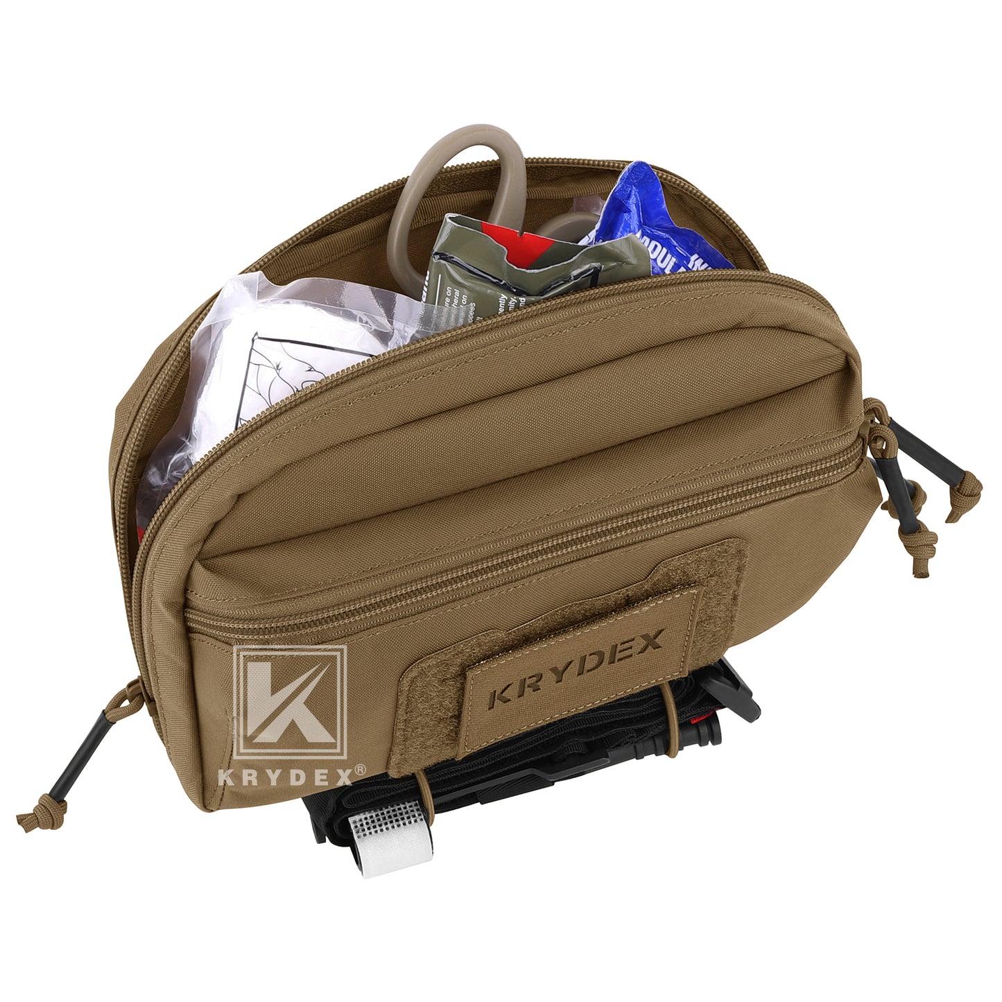 Krydex Tactical GP Pouch Modular MOLLE Utility Pouch Front Pocket for Vest and Chest Rig