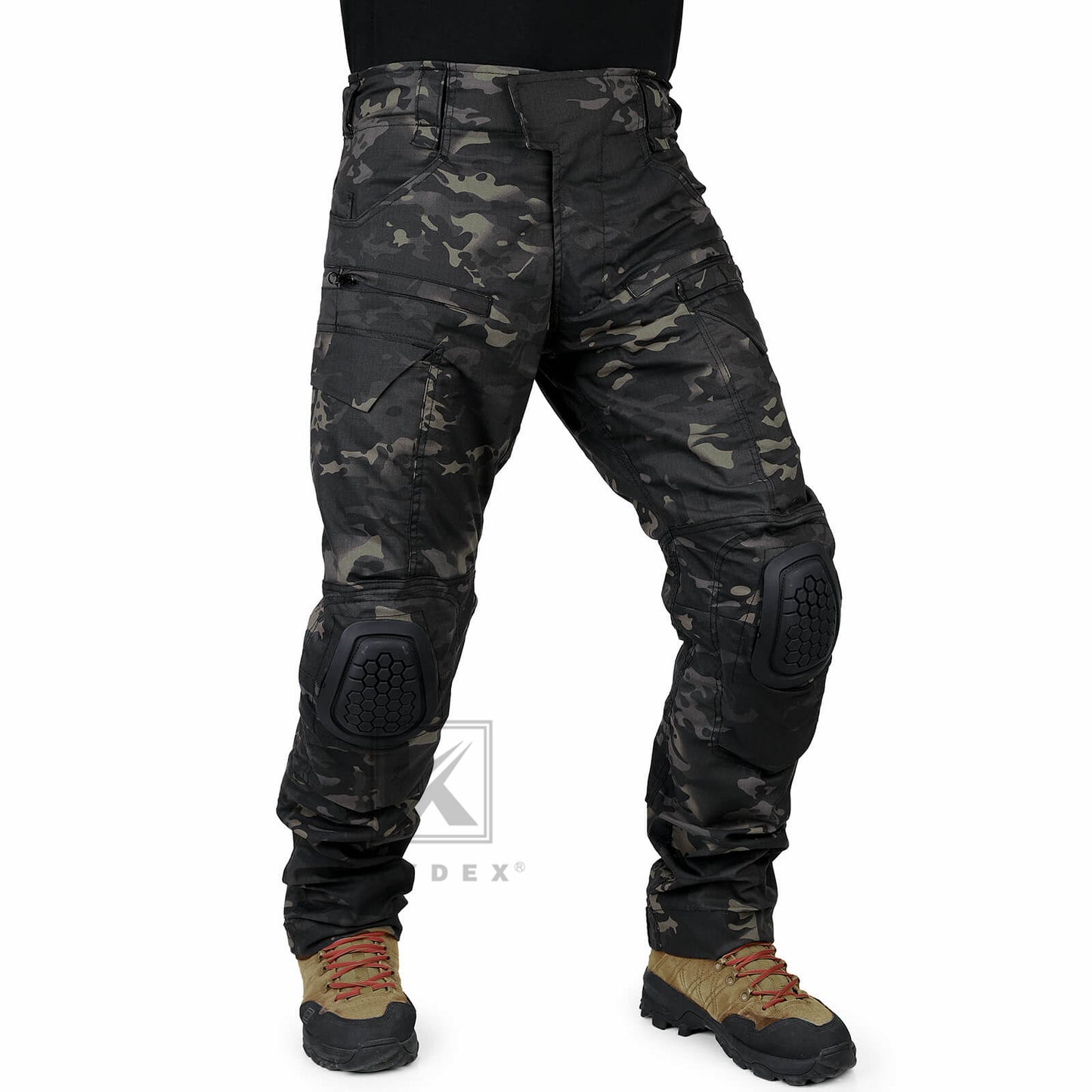 Krydex Tactical Men’s Combat Pants with Knee Pads Uniform Trousers