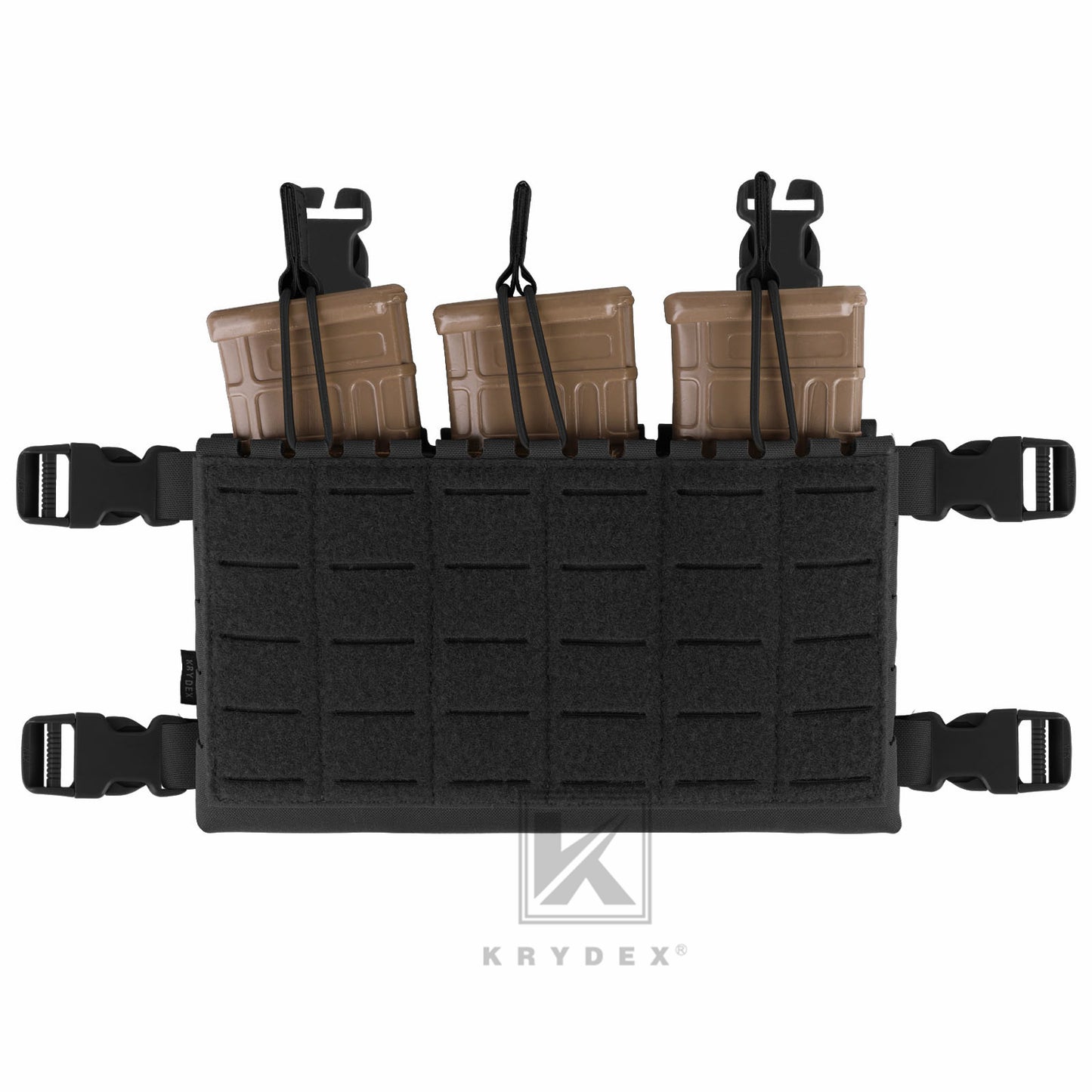 Krydex Tactical MK5 Micro Fight Chassis Laser Cut Chest Rig Lightweight Tactical Vest 5.56 MP7 Magazine Placard