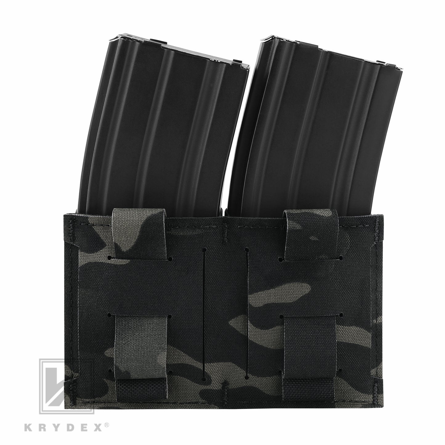 Krydex Tactical 5.56 Double Magazine Pouch M4 Mag Holder Duty Belt & Molle Compatible