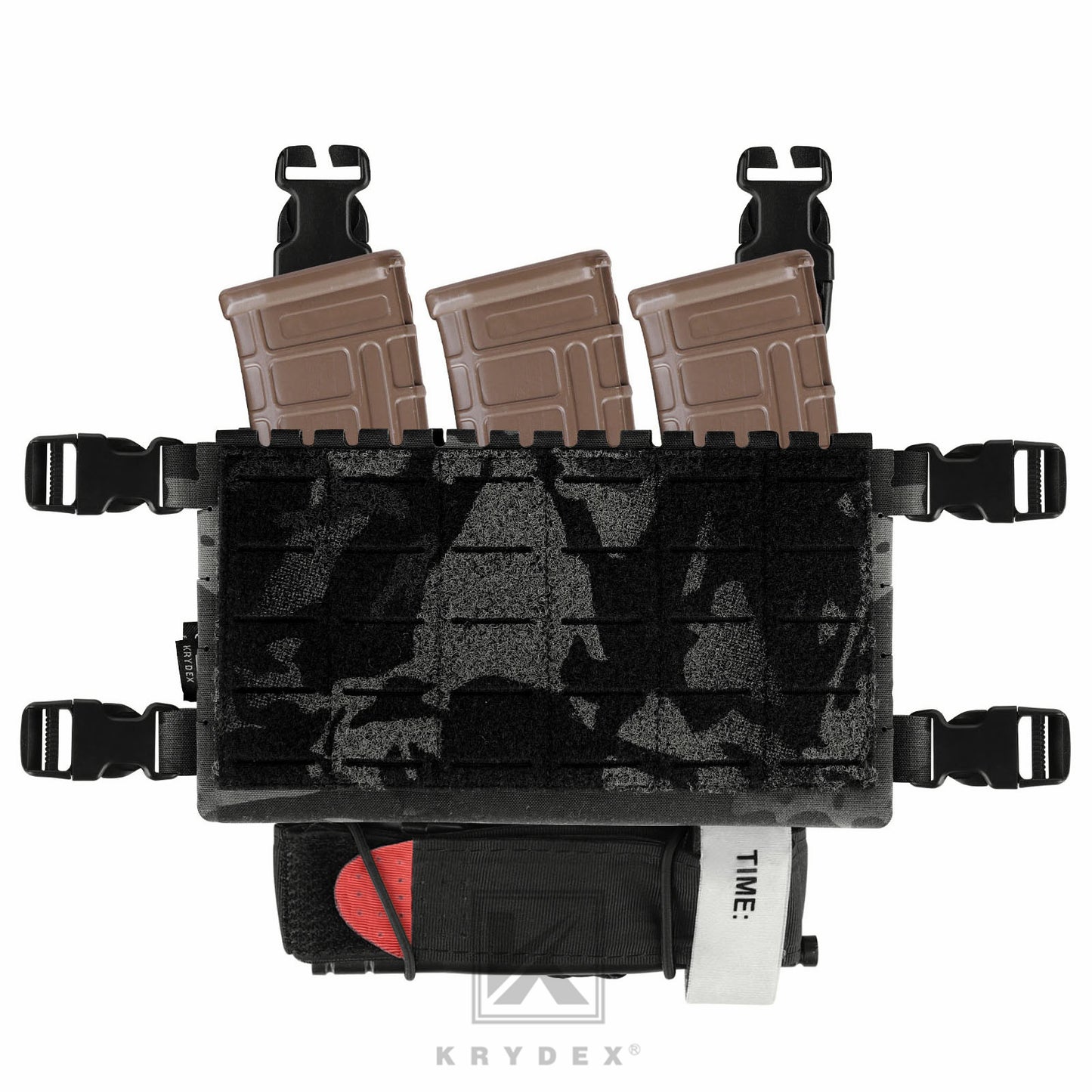 Krydex Tactical MK5 Micro Fight Chassis Laser Cut Chest Rig Lightweight Tactical Vest 5.56 MP7 Magazine Placard