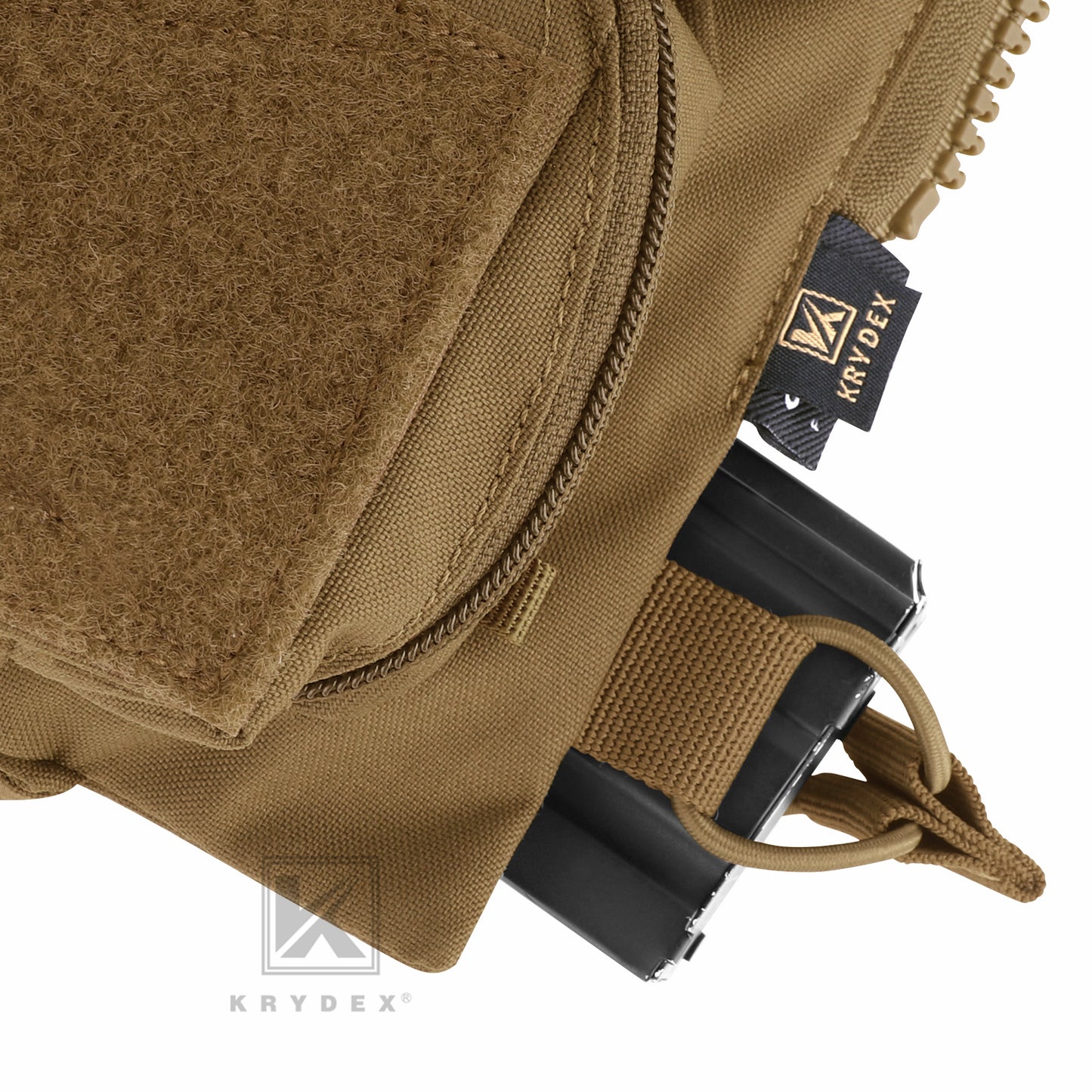 KRYDEX Tactical Modular Zip On Backpack for CPC NCPC JPC 2.0 AVS Vest Zipper Molle Back Panel