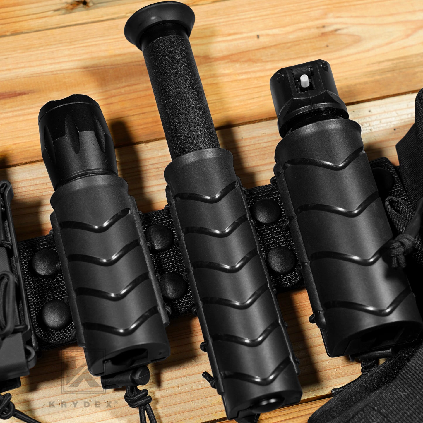 Krydex Baton Holder ASP Sentry Baton Pouch 6.3" - 7.75" - 9.0" - 9.5" Retracted Agent Baton Carry Case 360 Degree Rotating Policy Duty Belt 1.5" - 2.25"