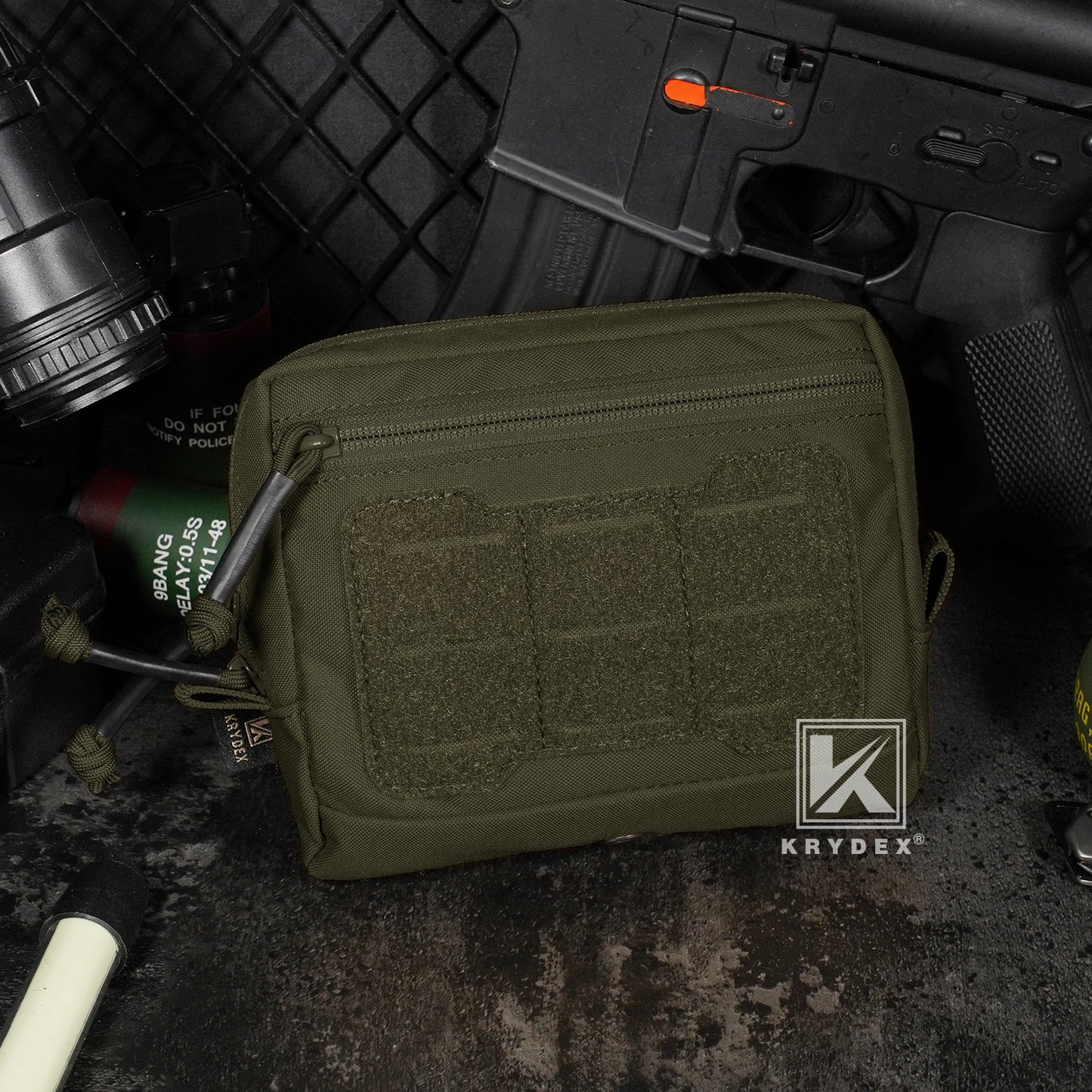 Krydex Tactical GP pouch General Purpose Pouch Utility EDC MOLLE Bag Belt Backpack Storage Bag