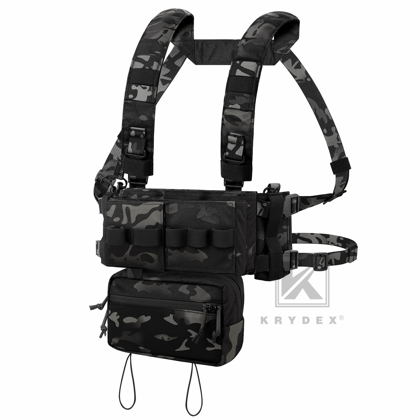 KRYDEX MK3 MK4 Micro Fight Chassis Modular Chest Rig Lightweight Tactical Vest With Magazine Pouches