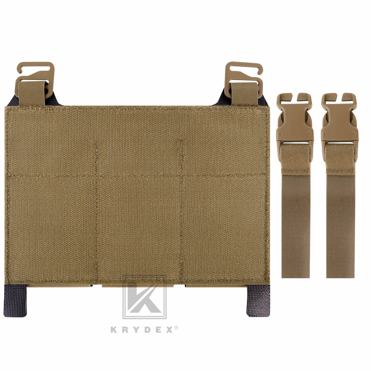 Krydex Tactical KTAR Front Flap 5.56 Triple Magazine Pouch for Tactical Vest Plate Carrier