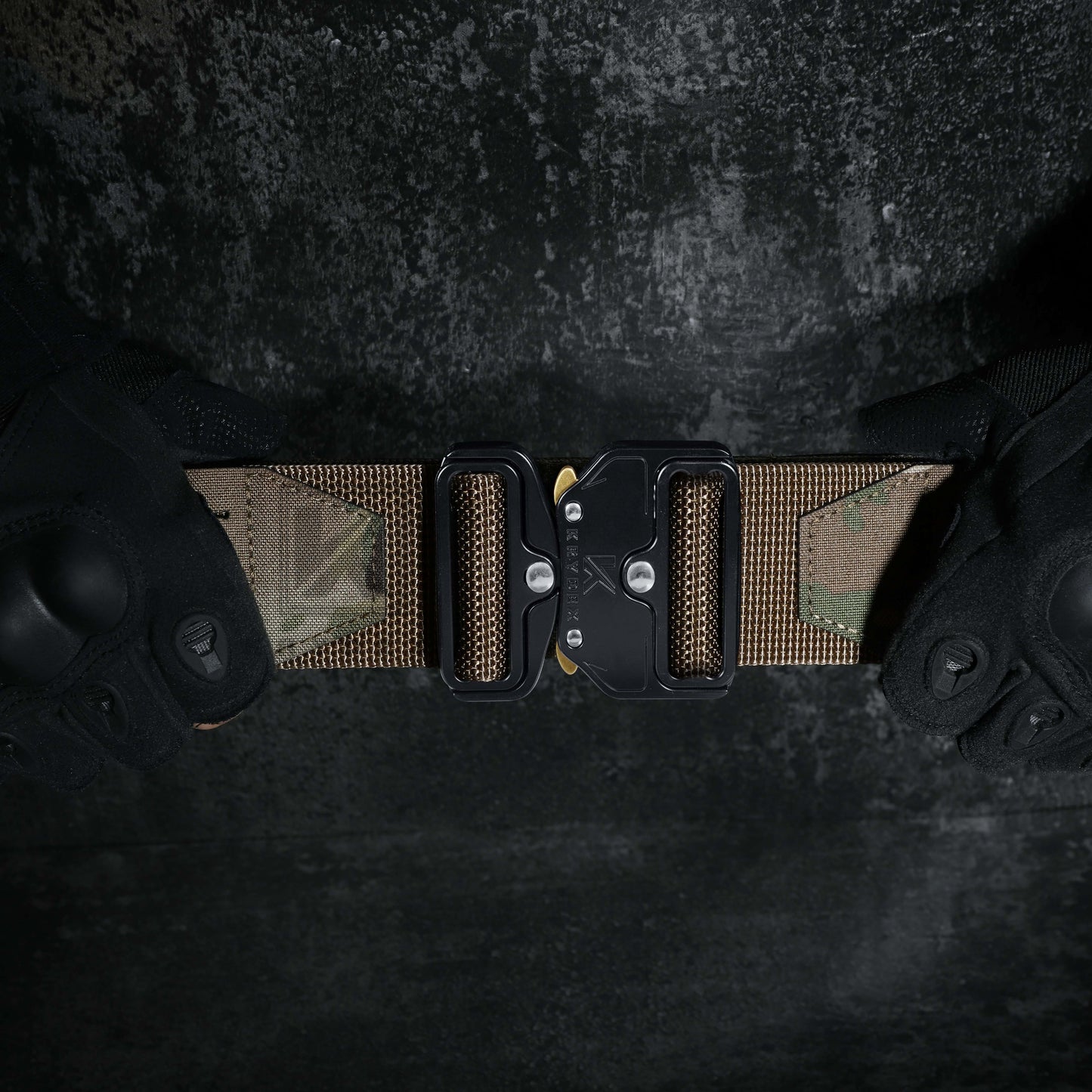 Krydex Tactical Molle Belt Quick Release Duty Gun Shooting Belt Laser Molle Padded Load Bearing Stiffened Belt