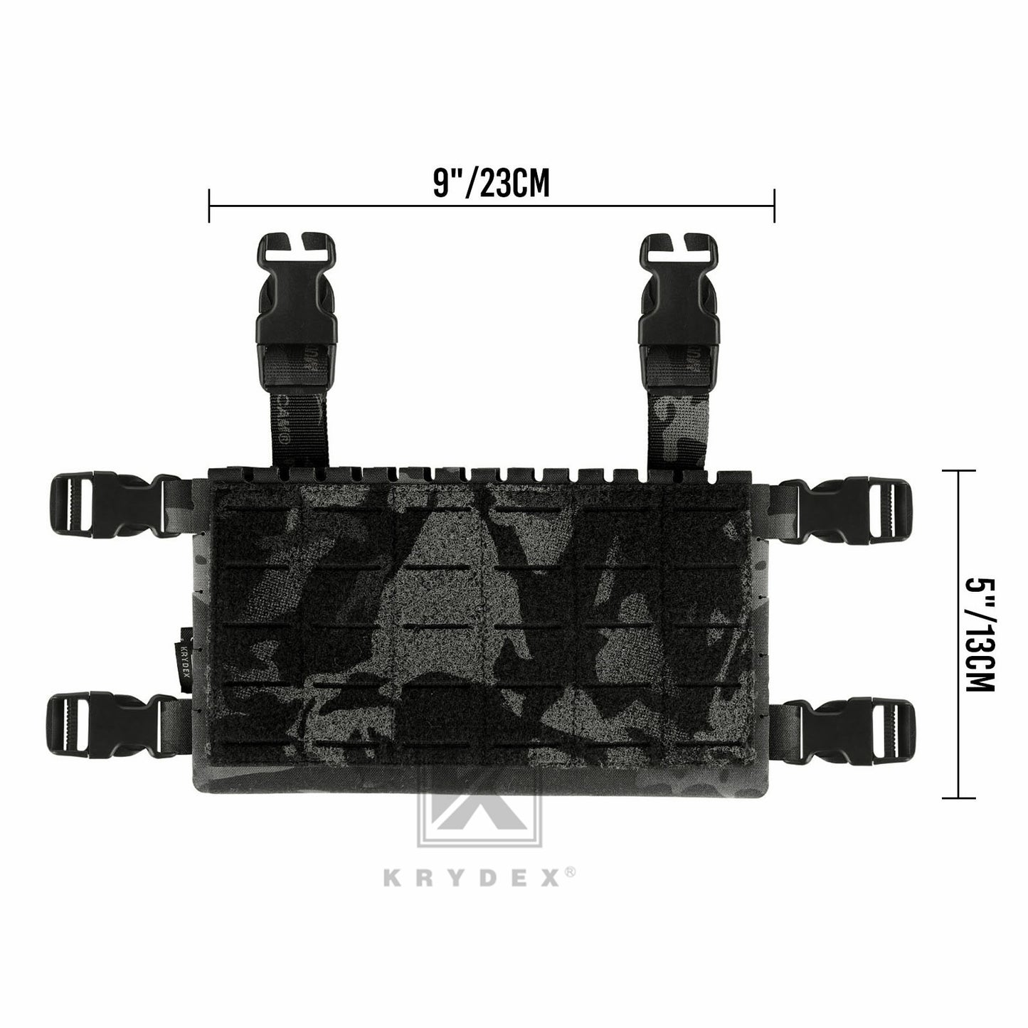 Krydex Tactical MK5 Micro Fight Chassis Laser Cut Chest Rig Lightweight Tactical Vest 5.56 MP7 Magazine Placard