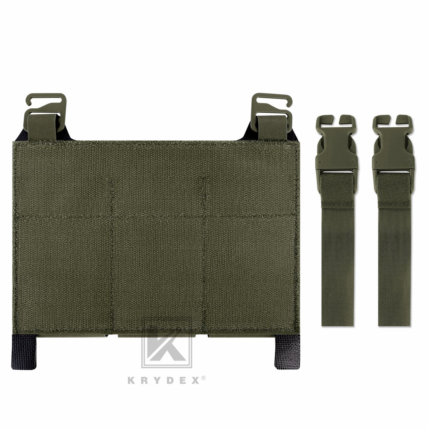 Krydex Tactical KTAR Front Flap 5.56 Triple Magazine Pouch for Tactical Vest Plate Carrier