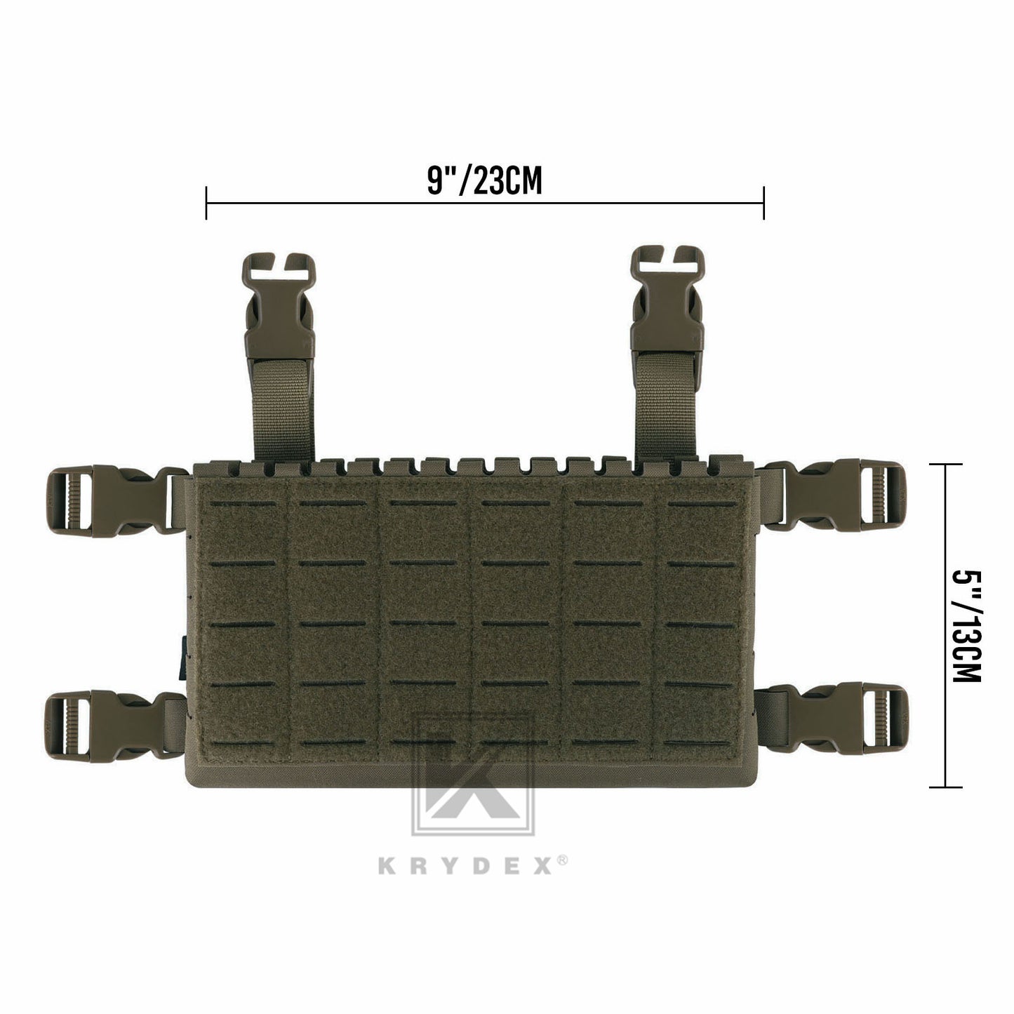 Krydex Tactical MK5 Micro Fight Chassis Laser Cut Chest Rig Lightweight Tactical Vest 5.56 MP7 Magazine Placard