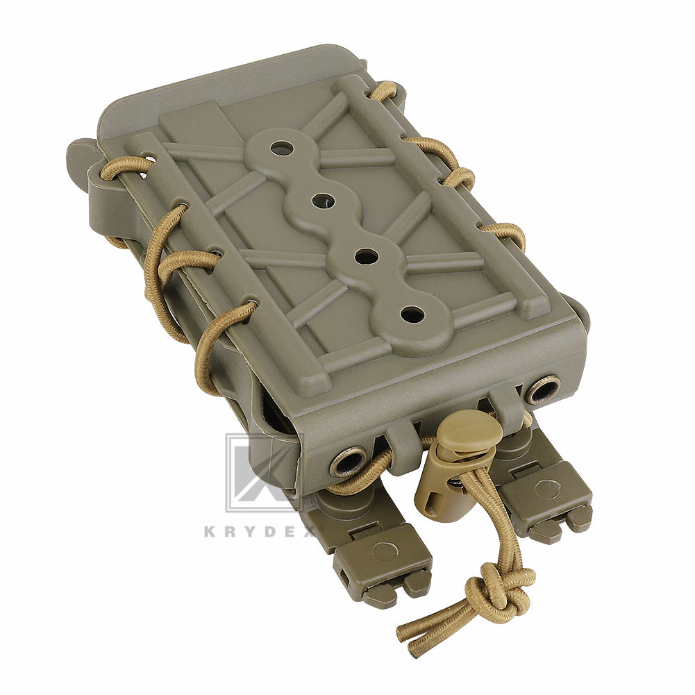 KRYDEX Tactical 5.56 7.62 Mag Pouch MOLLE Magazine Holster Carrier Hard Shell