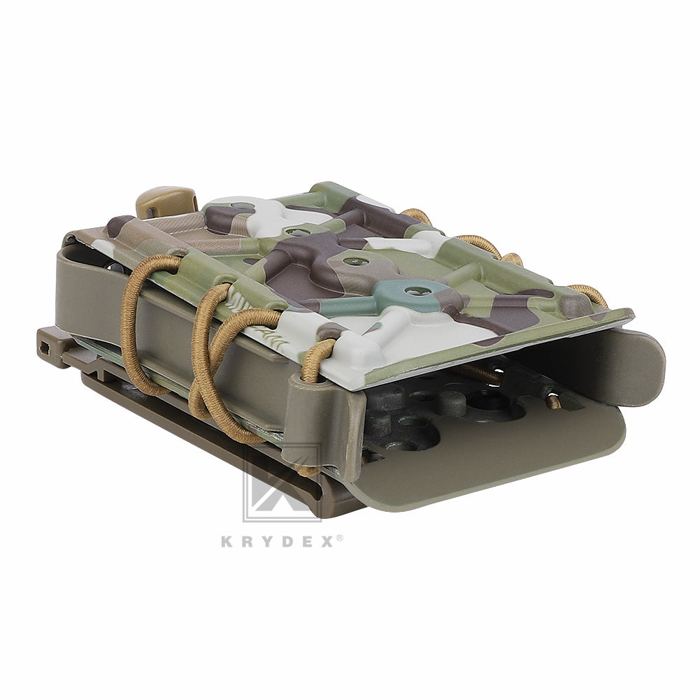 KRYDEX Tactical 5.56 7.62 Mag Pouch MOLLE Magazine Holster Carrier Hard Shell