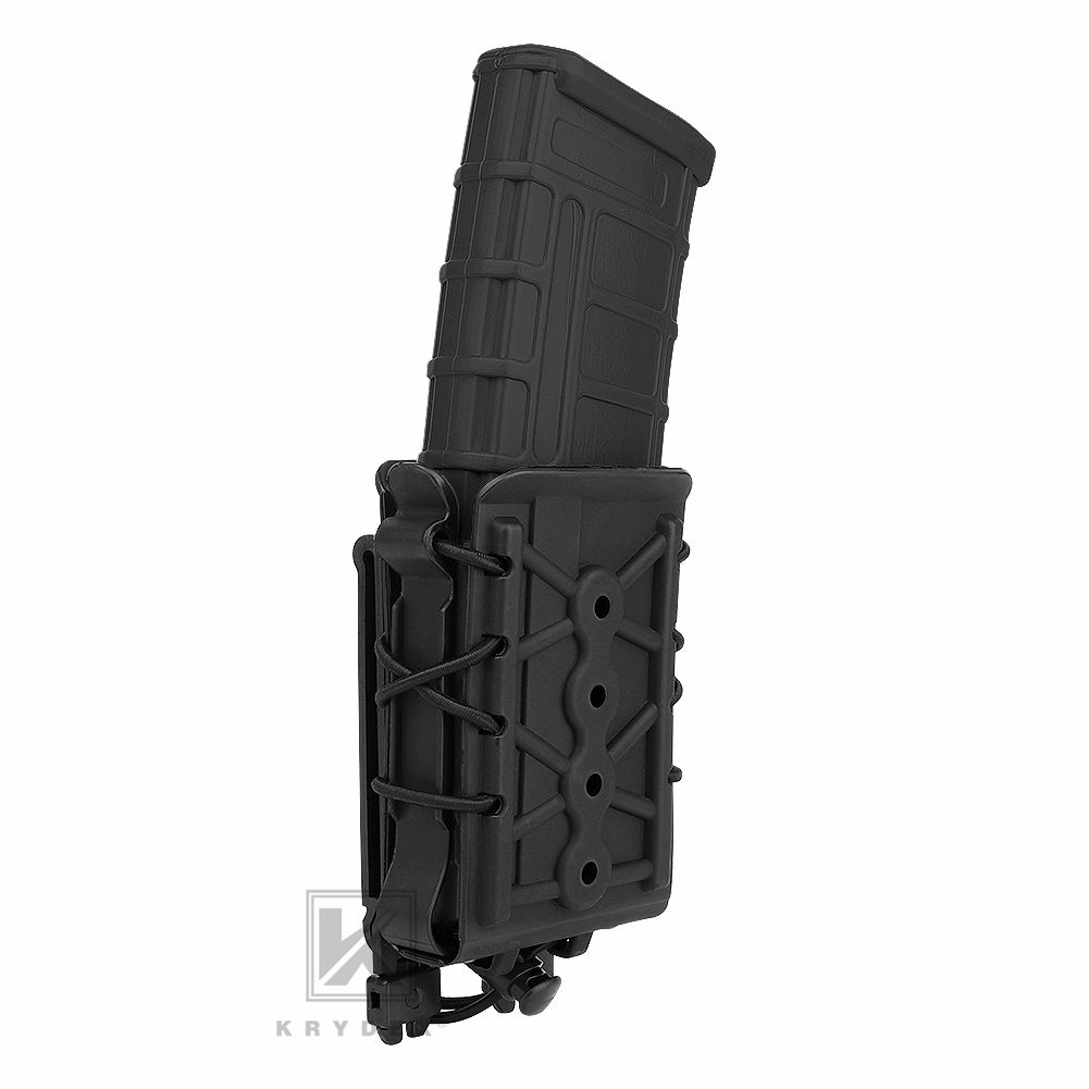 KRYDEX Tactical 5.56 7.62 Mag Pouch MOLLE Magazine Holster Carrier Hard Shell