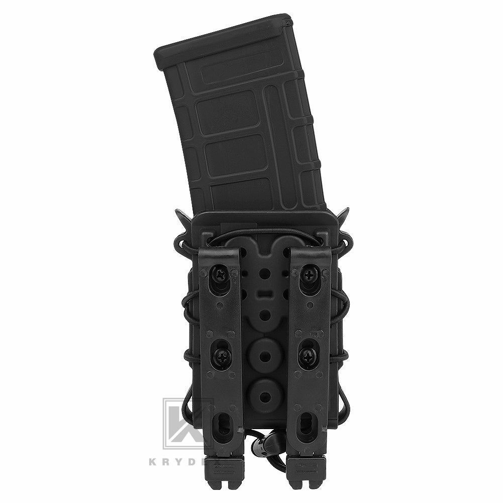 KRYDEX Tactical 5.56 7.62 Mag Pouch MOLLE Magazine Holster Carrier Hard Shell