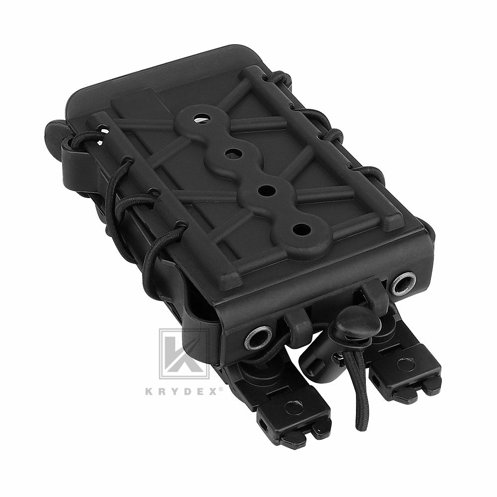 KRYDEX Tactical 5.56 7.62 Mag Pouch MOLLE Magazine Holster Carrier Hard Shell