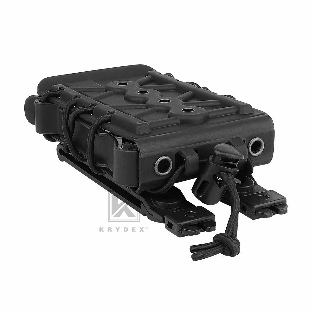 KRYDEX Tactical 5.56 7.62 Mag Pouch MOLLE Magazine Holster Carrier Hard Shell