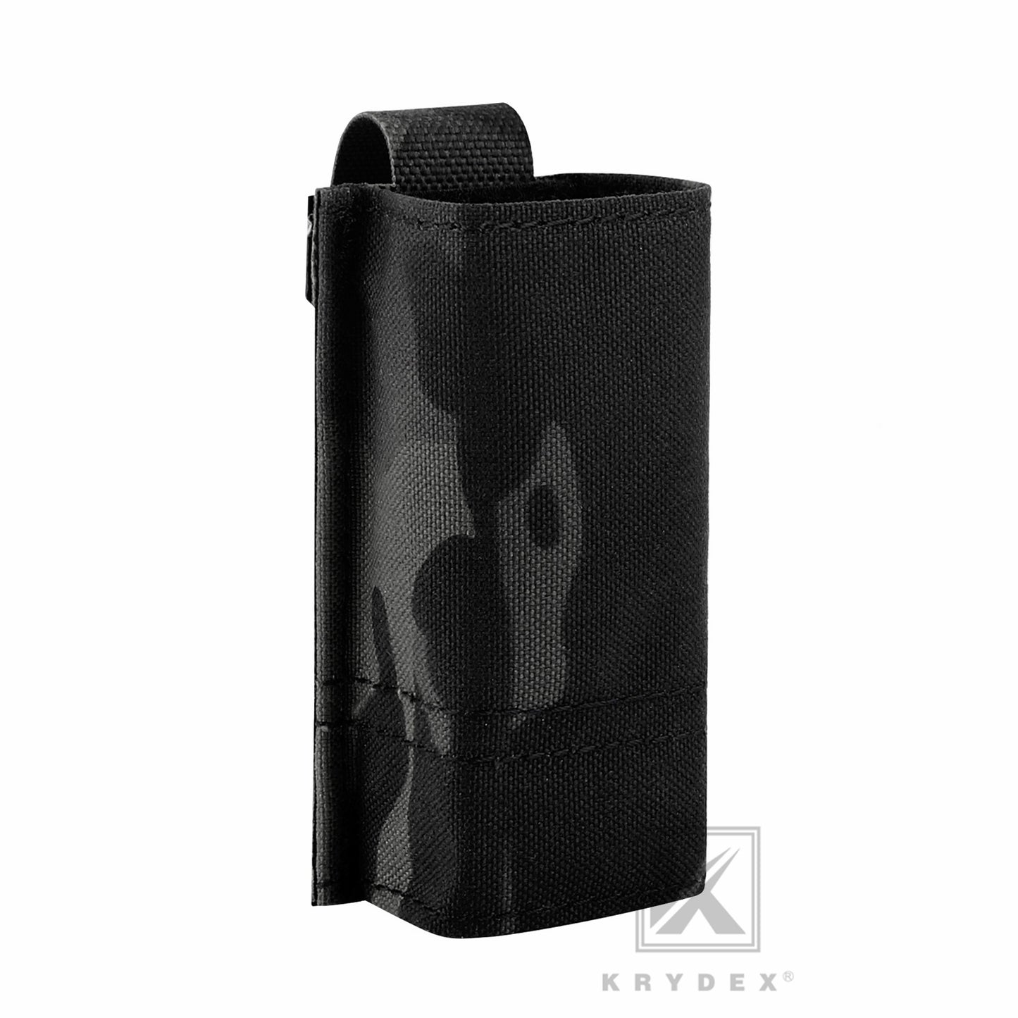 KRYDEX Tactical 9mm Single Pistol Magazine Pouch Mag Holder Duty Belt MOLLE Compatible
