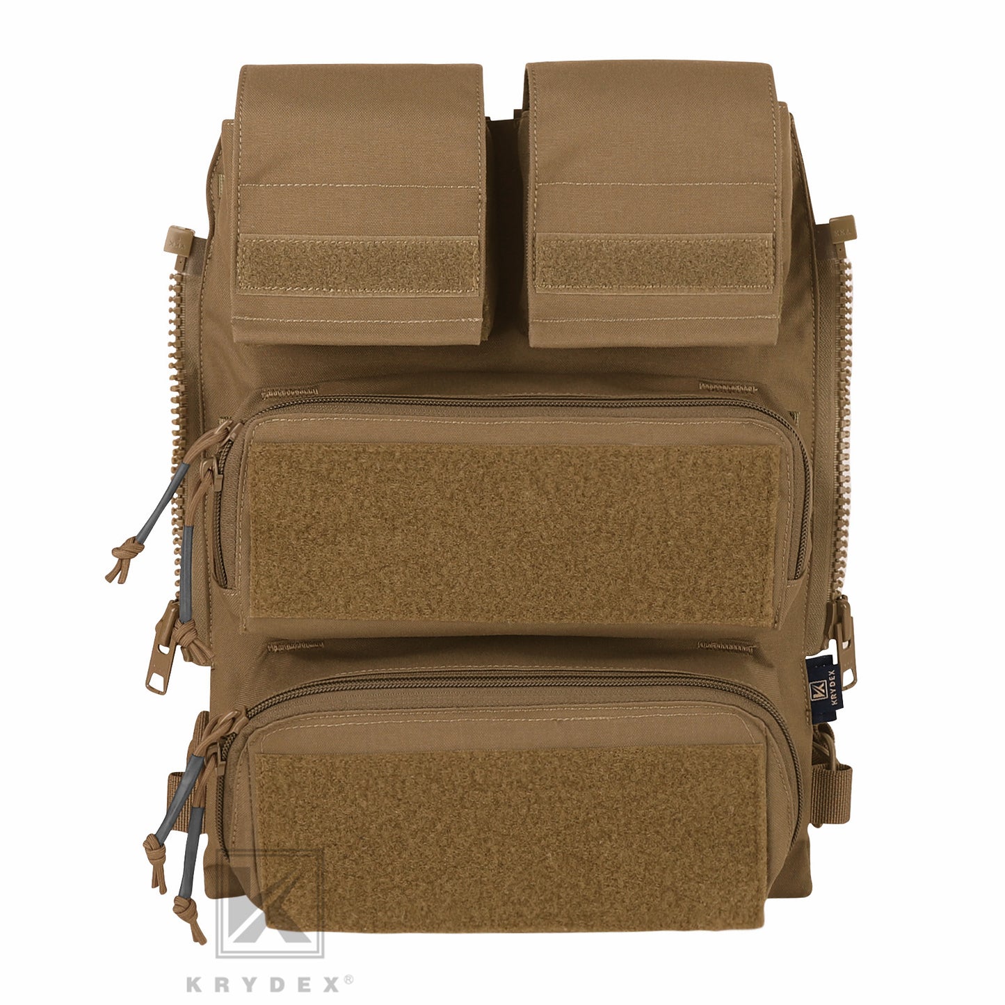 KRYDEX Tactical Modular Zip On Backpack for CPC NCPC JPC 2.0 AVS Vest Zipper Molle Back Panel