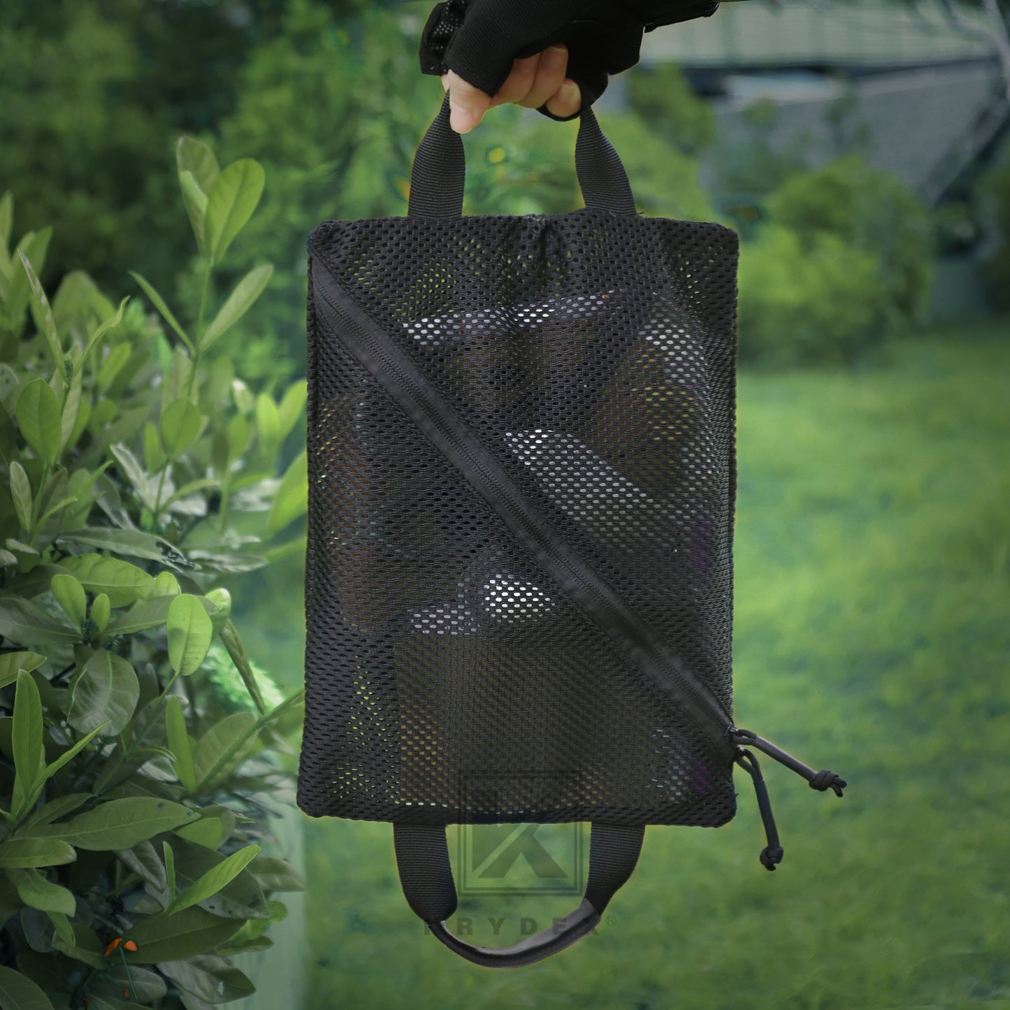 Krydex Tactical Storage Mesh Pouch Set Insert Modular Utility Admin Pockets Travel Organizer EDC Bag