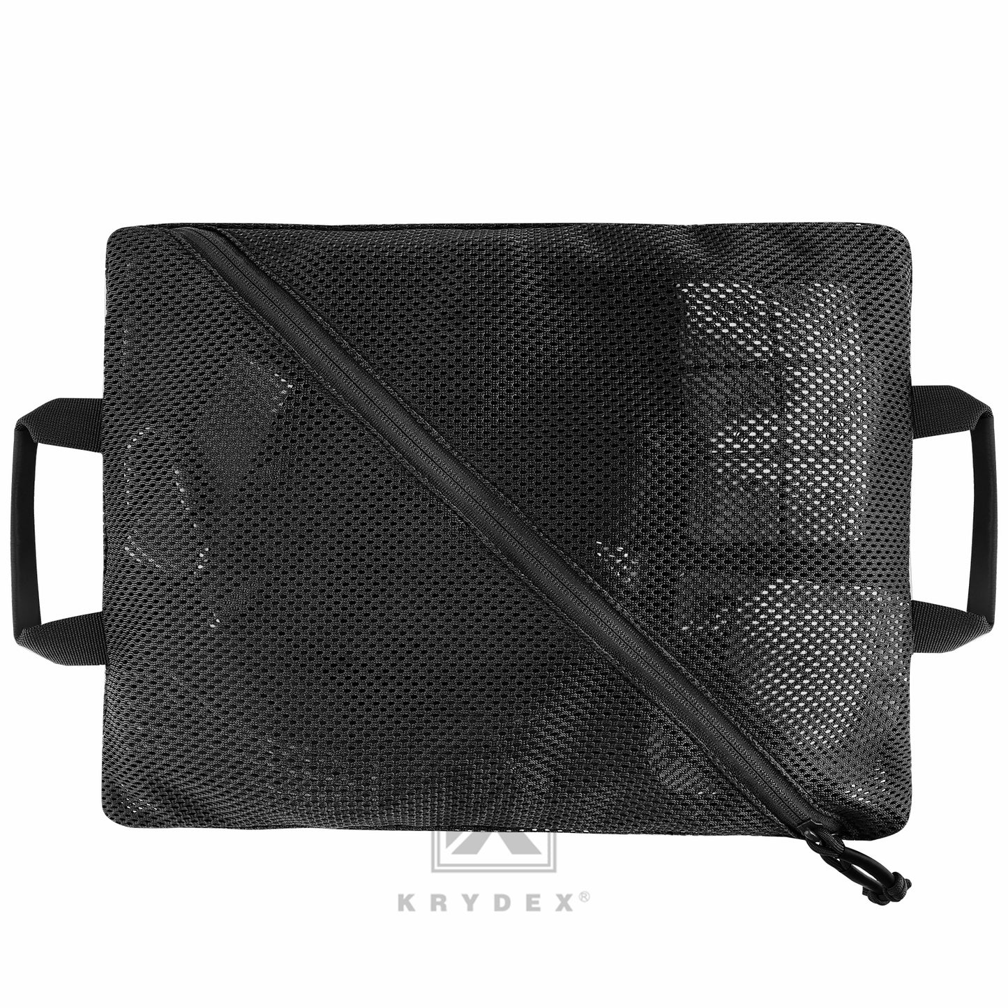 Krydex Tactical Storage Mesh Pouch Set Insert Modular Utility Admin Pockets Travel Organizer EDC Bag