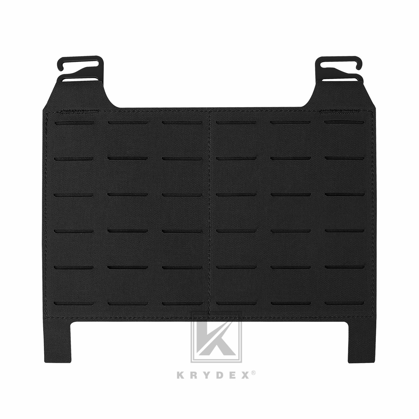 KRYDEX Tactical MOLLE Front Flap Adapt Laser Cut Panel Detachable For Tactical Vest Plate Carrier