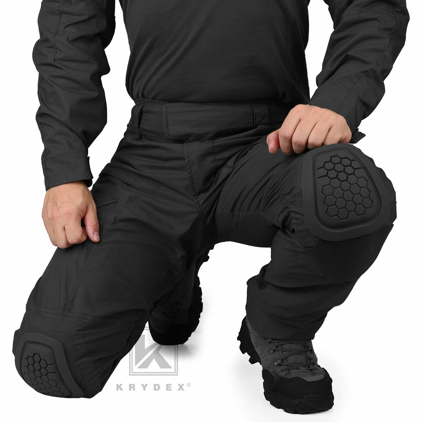 Krydex Tactical Men’s Combat Pants with Knee Pads Uniform Trousers