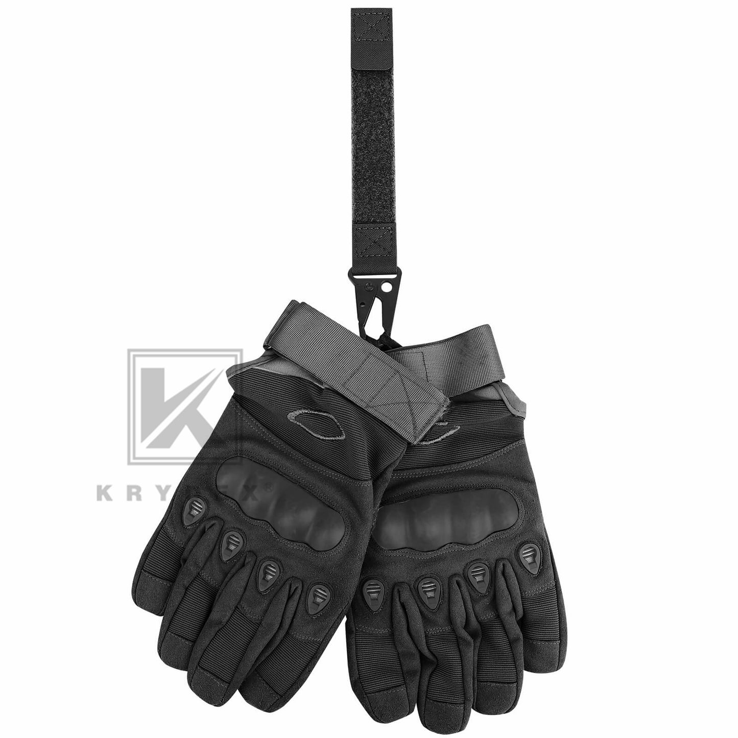 Krydex Tactical Belt Keeper Utility Hook Key Holder Keychain Gloves Carabiner Chemstick Clip MOLLE / Hook & Loop Battle Belt & Plate Carrier