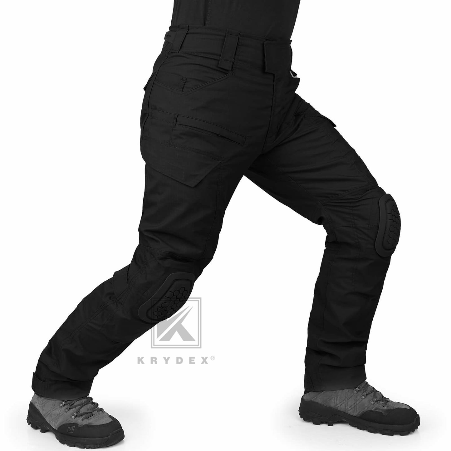 Krydex Tactical Men’s Combat Pants with Knee Pads Uniform Trousers
