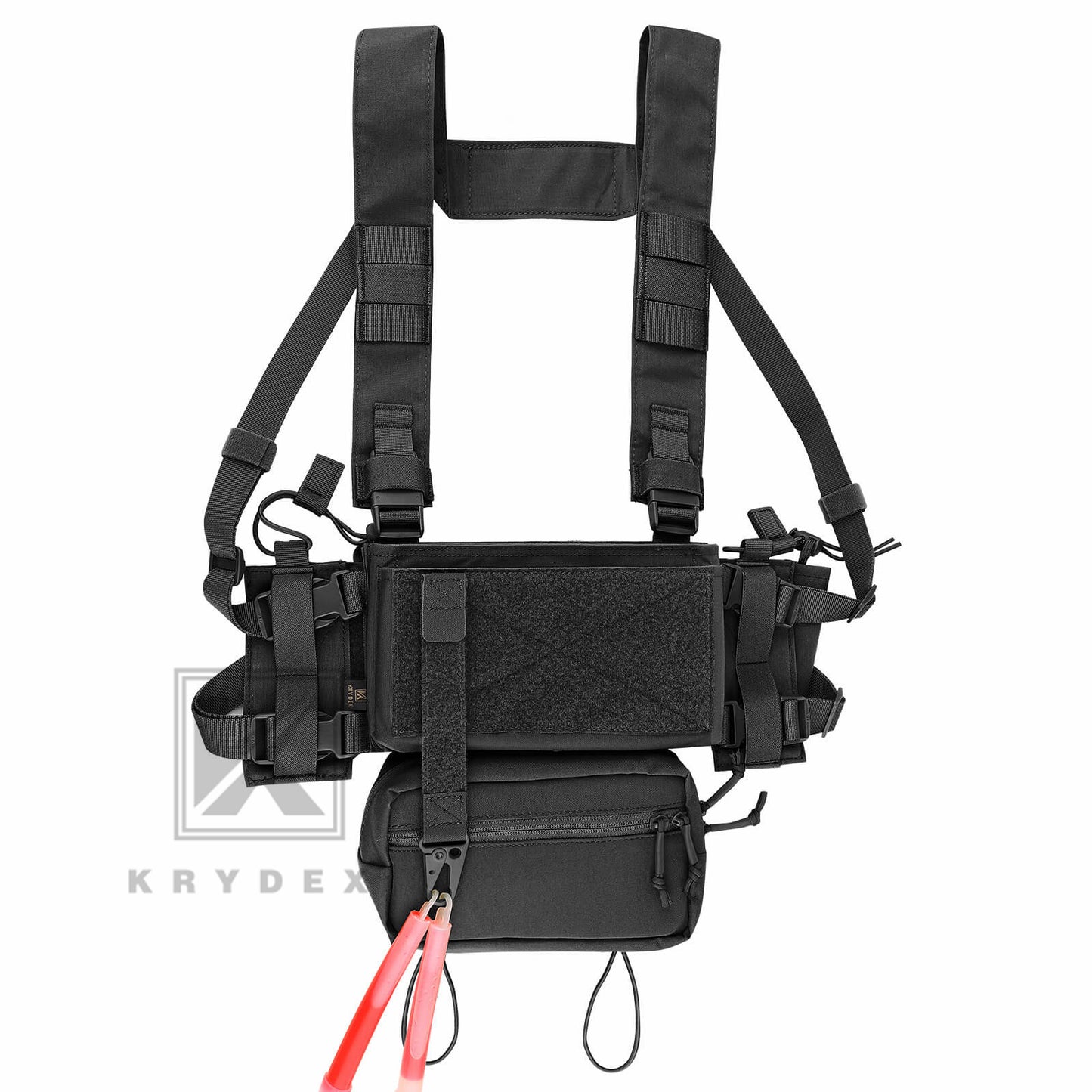 Krydex Tactical Belt Keeper Utility Hook Key Holder Keychain Gloves Carabiner Chemstick Clip MOLLE / Hook & Loop Battle Belt & Plate Carrier