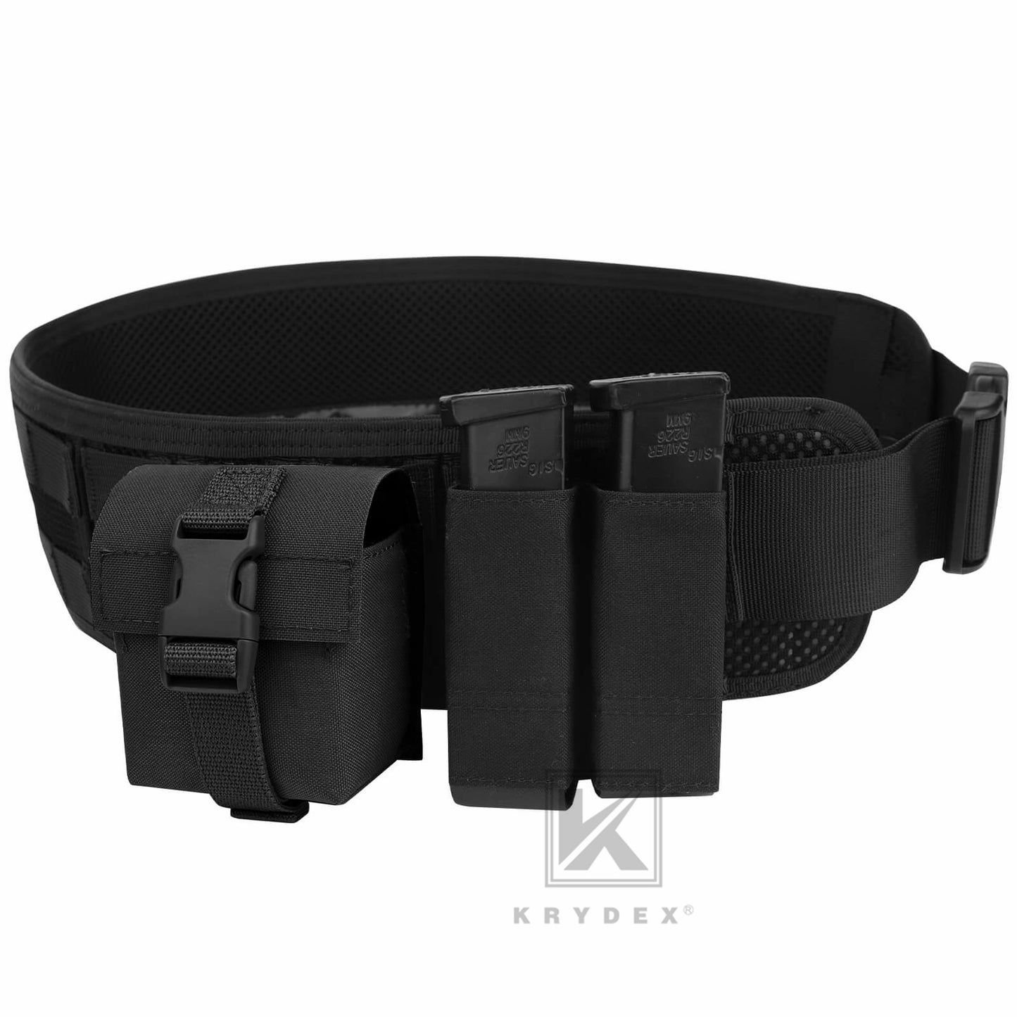 KRYDEX Tactical Frag Grenade Pouch MOLLE PALS & Belt System Small Handy EDC Glove Pouch