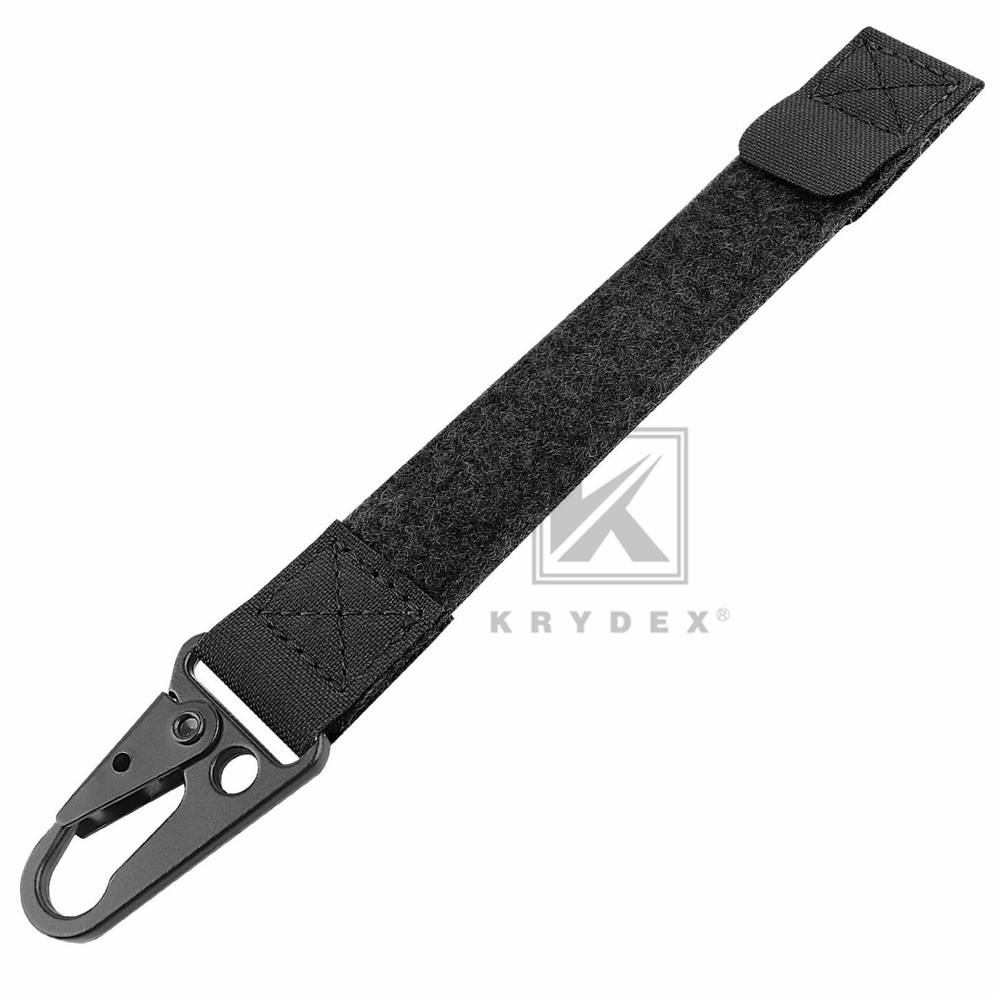 Krydex Tactical Belt Keeper Utility Hook Key Holder Keychain Gloves Carabiner Chemstick Clip MOLLE / Hook & Loop Battle Belt & Plate Carrier