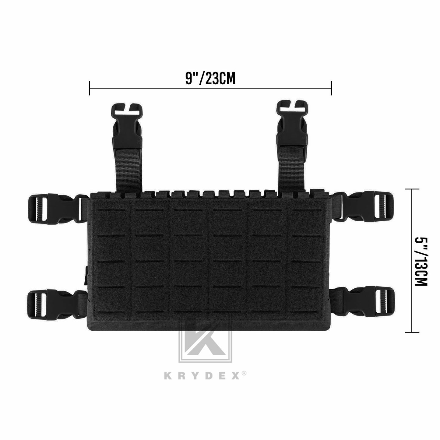 Krydex Tactical MK5 Micro Fight Chassis Laser Cut Chest Rig Lightweight Tactical Vest 5.56 MP7 Magazine Placard