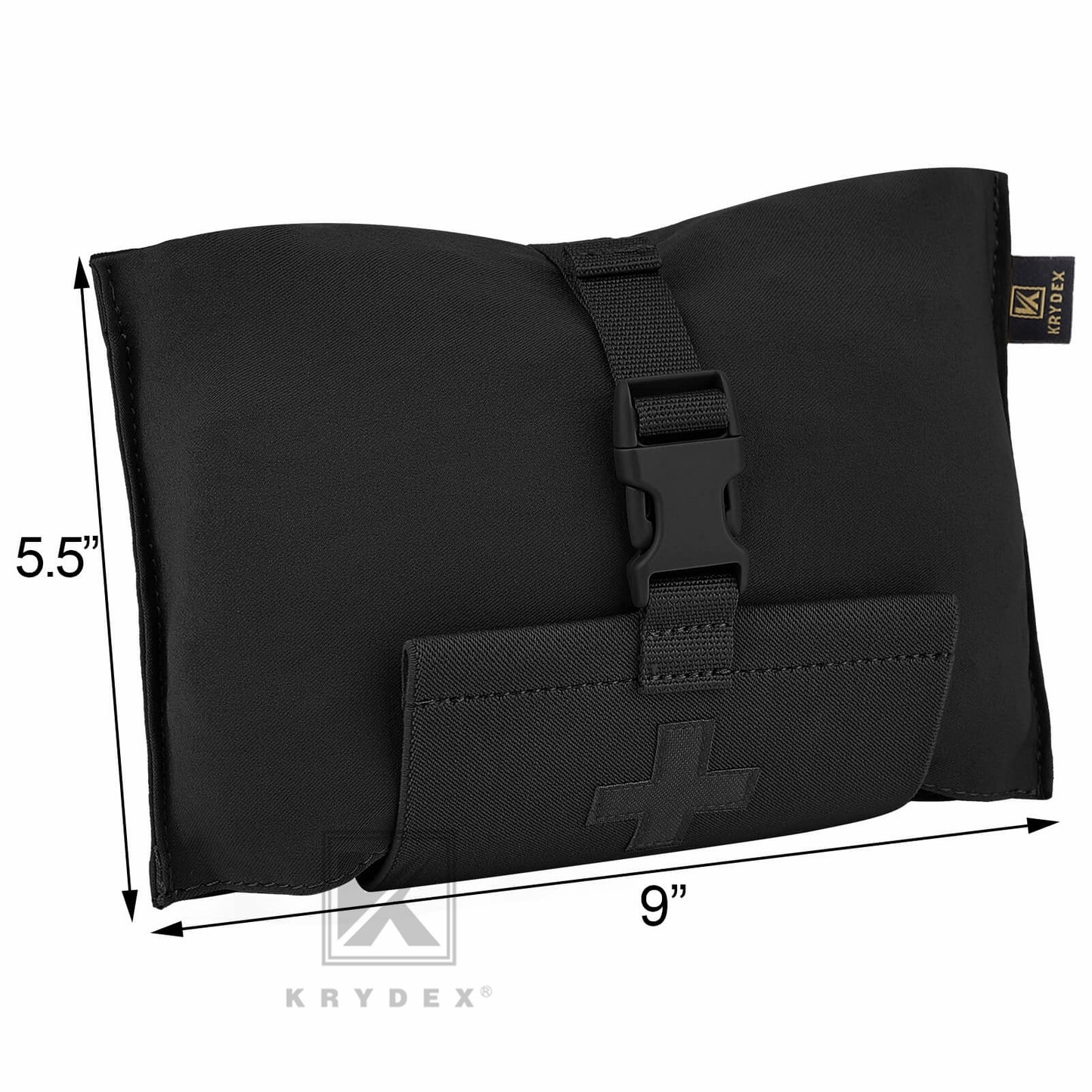 KRYDEX Tactical Stretch Blow Out Medical Pouch Rip Away EMT Pouch MOLLE & Belt IFAK Pouch